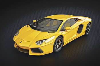 Pocher HK119F Lamborghini Aventador, yellow