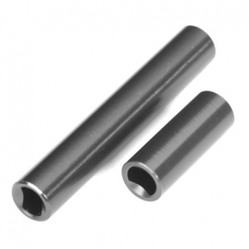 Traxxas 429852-GRAY Driveshafts Center Alu Set Gray TRX-4M High Trail