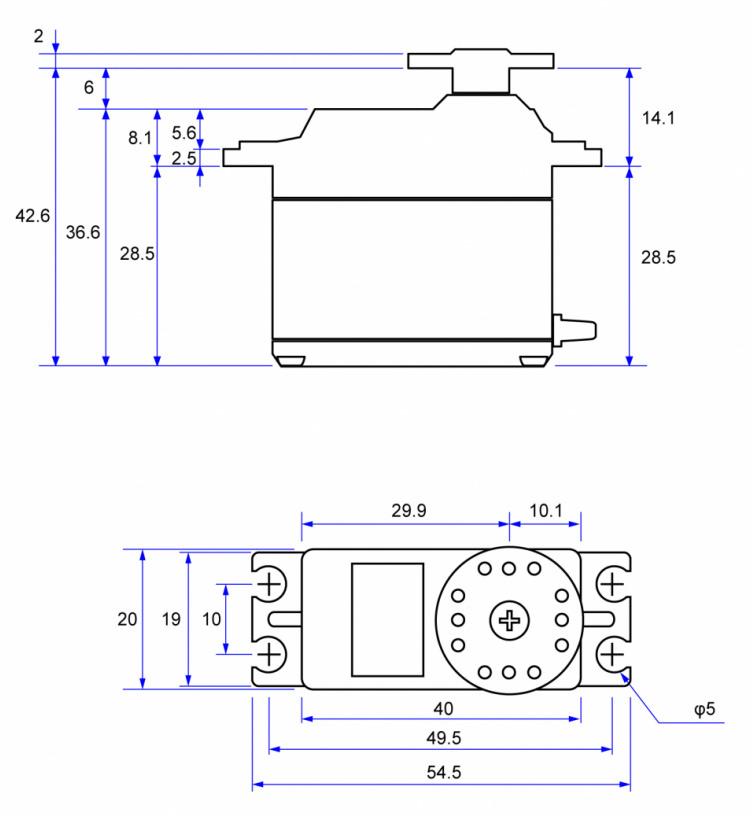 Futaba S-C401 Car servo 13.8kg 0.09s HV S.BUS - 4