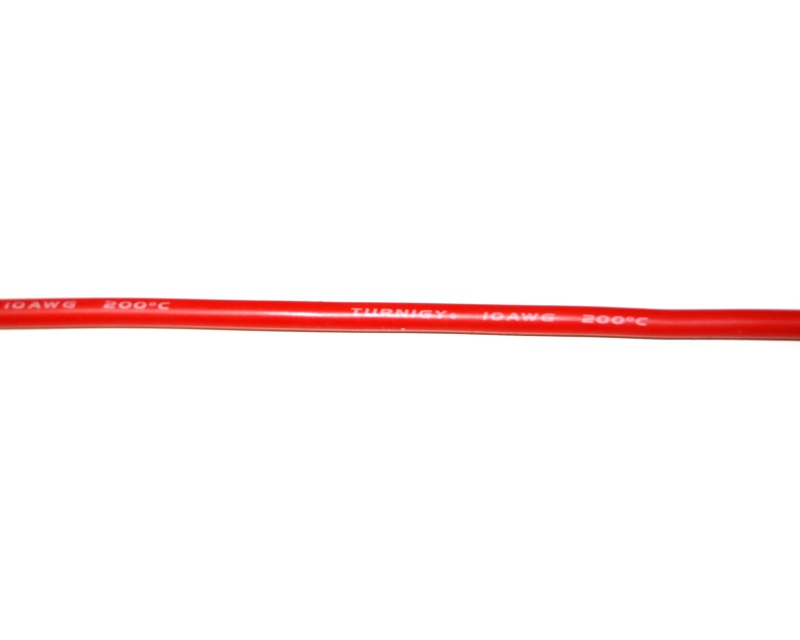 Silikonkabel 10AWG Röd (1m)