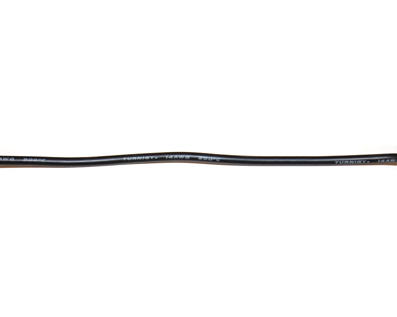 Silikonkabel 16AWG Svart (1m)