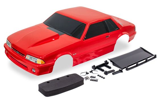 Body Ford Mustang Drag Slash Red