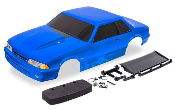 Body Ford Mustang Drag Slash Blue