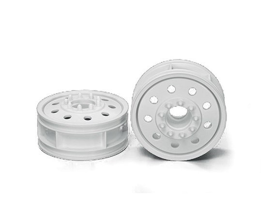 TAMIYA 56541 Front Wheels (22mm Width) White