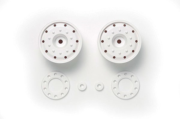 TAMIYA 56543 Wheels (30mm Width/Hex) White