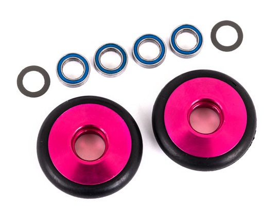 Wheel Set Alu Pink Wheelie Bar  Drag Slash