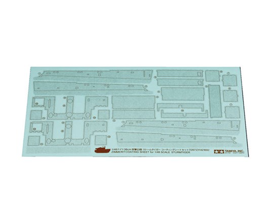 TAMIYA 12672 Zimmerit Coating Sheet for 1/48 Scale Sturmtiger - 2