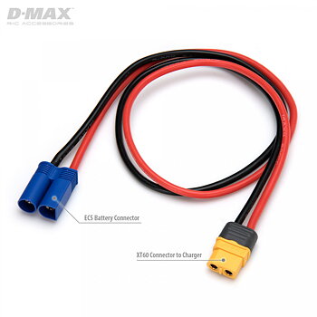 Charging cable EC5 Male to XT60 14AWG 500mm