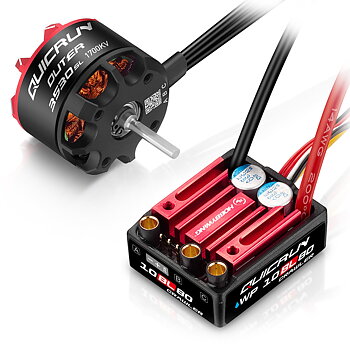 Hobbywing 38030215 QuicRun Combo WP 10BL80 G2 Crawler - 3530SL 1700KV
