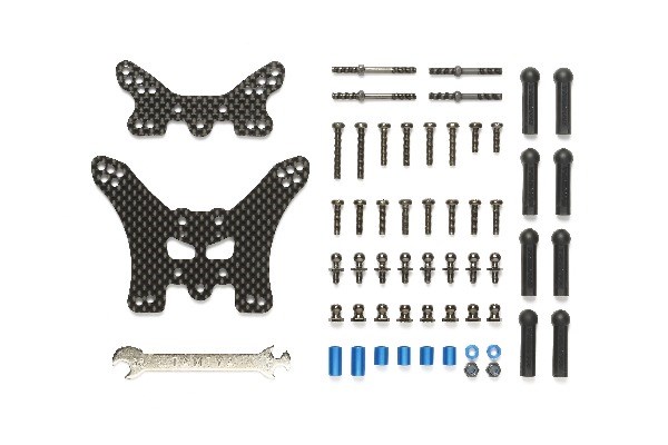 TAMIYA 54754 TT-02B Carbon FR Damper Stays