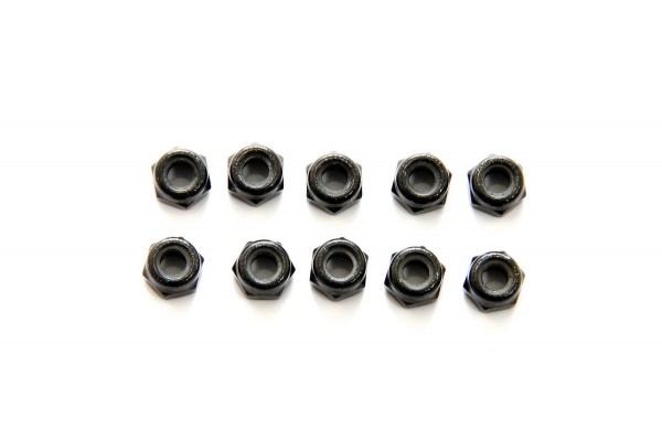 Nylon Nut M4, 10 Pcs