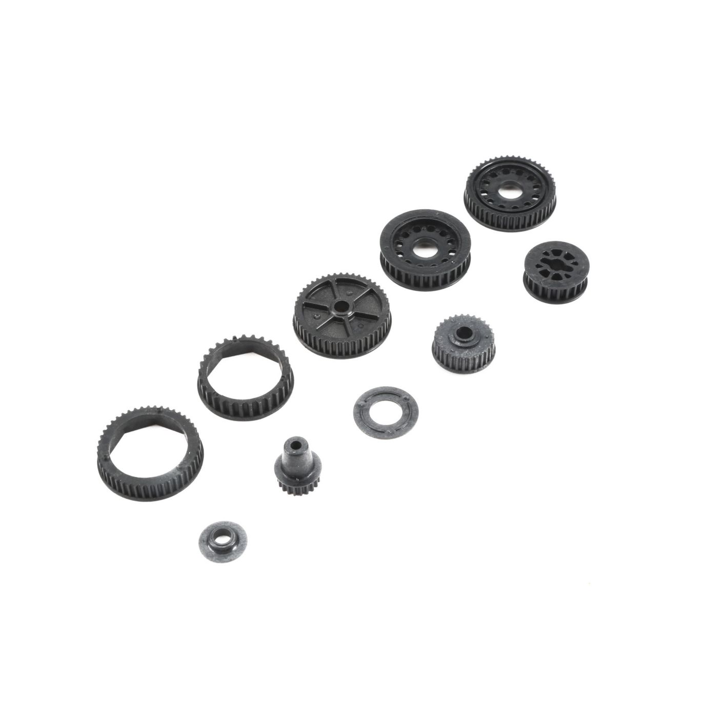 TLR TLR232046 Drive & Differential Pulley Set: 22-4/2.0