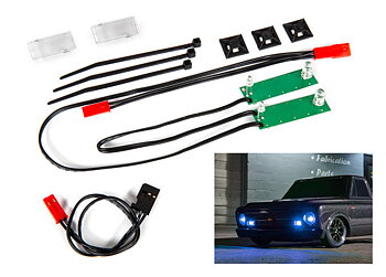 LED Lights Front Set Blue  Chevrolet C10