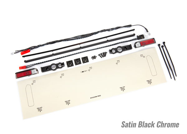 LED Lights Rear Set Satin Black Chrome  Chevrolet C10