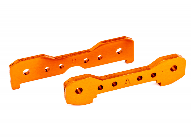 Traxxas 9527T Bärarmshållare Fram Alu Orange Sledge