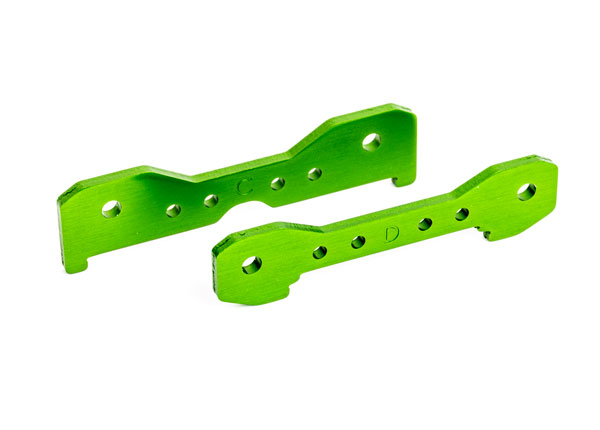 Traxxas 9528G Bärarmshållare Bak Alu Grön Sledge