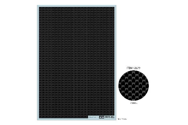 TAMIYA 12679 Carbon Decal Plain F