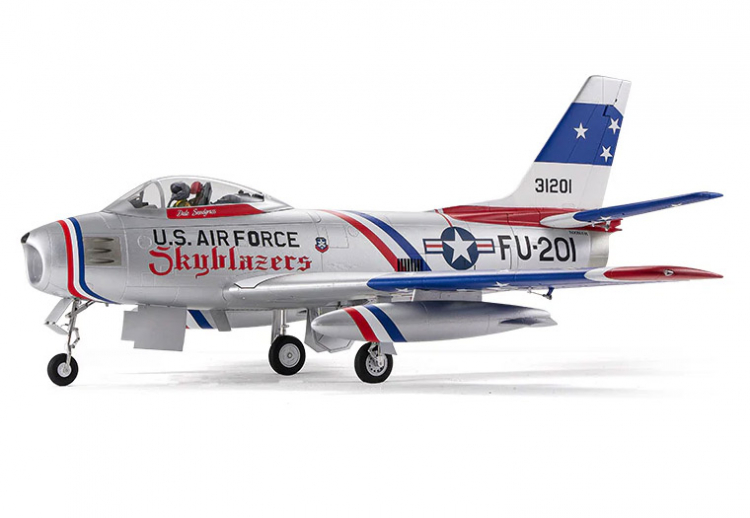 FMS 143PBU FMS FMS143PBU F-86 Skyblazer (80mm Fläkt) PNP Blå - 10