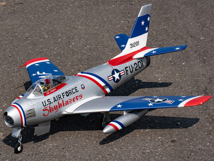 FMS 143PBU FMS FMS143PBU F-86 Skyblazer (80mm Fläkt) PNP Blå - 4