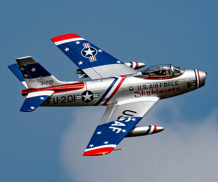 FMS 143PBU FMS FMS143PBU F-86 Skyblazer (80mm Fläkt) PNP Blå - 14
