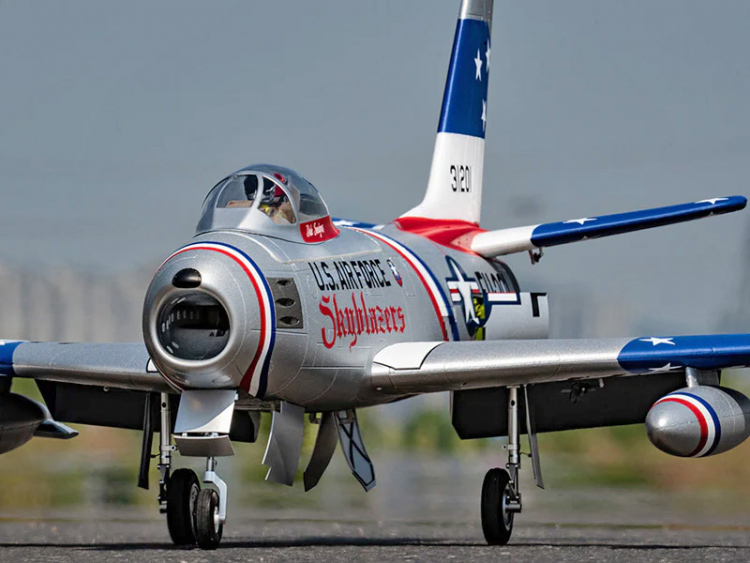 FMS 143PBU FMS FMS143PBU F-86 Skyblazer (80mm Fläkt) PNP Blå - 2