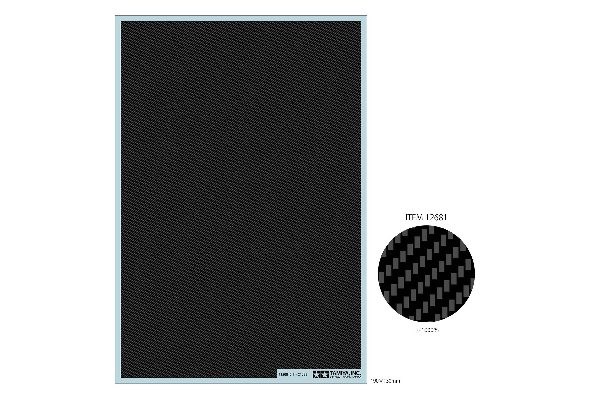 TAMIYA 12681 Carbon Decal Twill F
