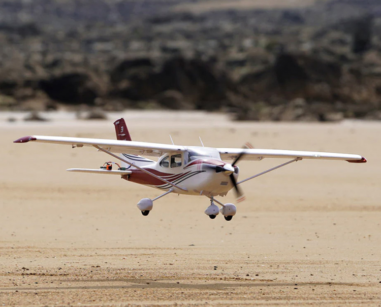 FMS FMS148PRD Cessna 182 PNP Red 1500mm - 2