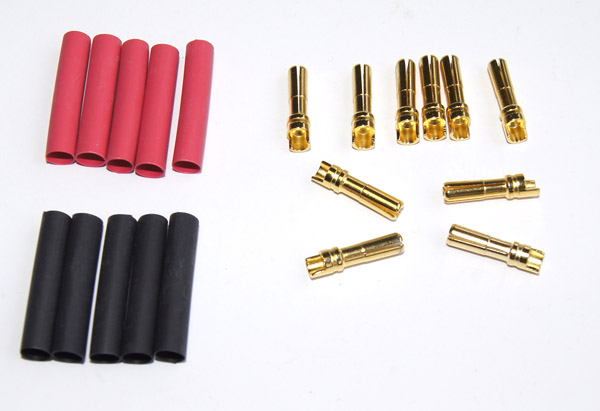 Hacker Goldstecker 4mm geschlitzt 10er Pack