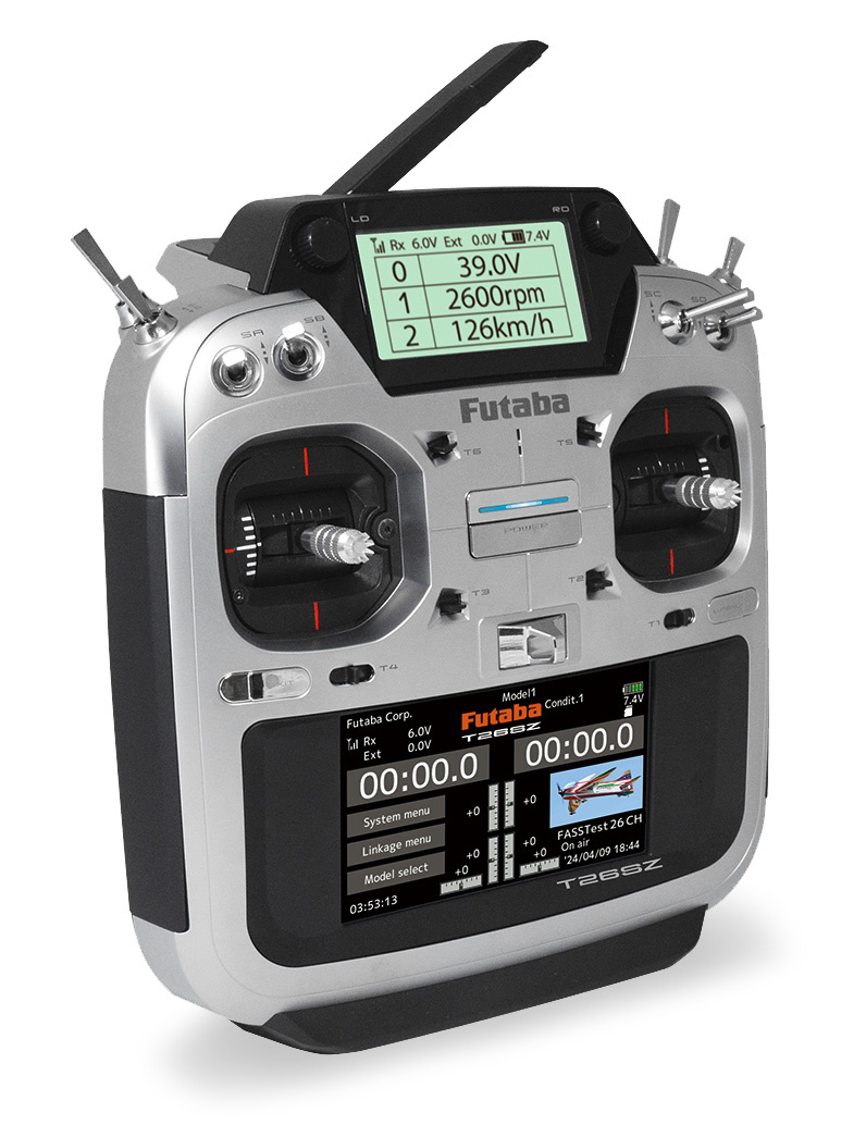 Futaba T26SZ Radio FASSTest26, 3/R7208SB, 2S LiPo - 7