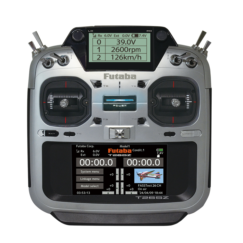 Futaba T26SZ Radio FASSTest26, 3/R7214SB, 2S LiPo - 2