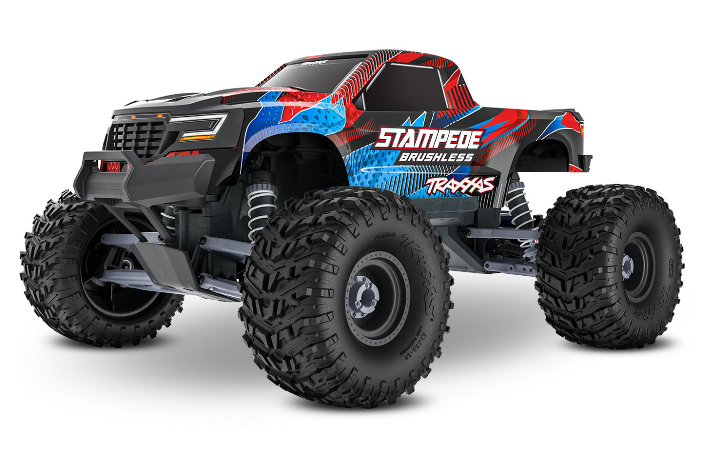Traxxas Stampede 2WD 1/10 HD VX3 BL 3S RTR Röd