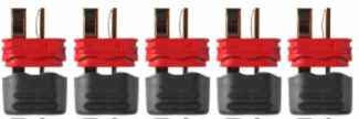 Gold Connector, Compatible With Deans Plug, pack of 5