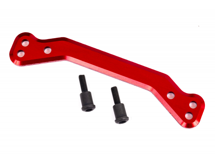 Traxxas 9546R Parallellstag Styrning Alu Röd Sledge