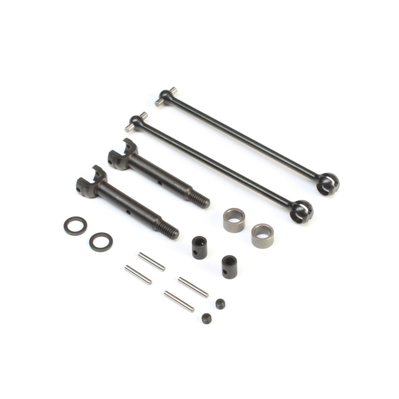 TLR TLR232096 Steel CVA Driveshaft Set, SR Diff: 22 5.0 SR