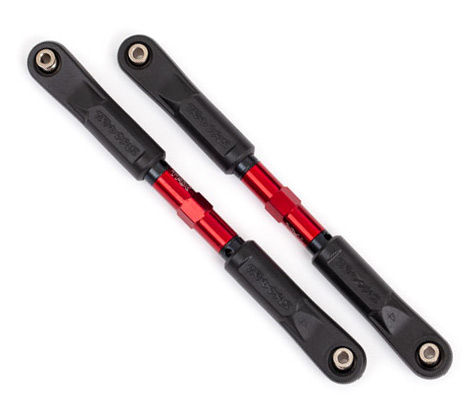 Traxxas 9549R Toe-In Stag Fram Alu Röd (2) Sledge