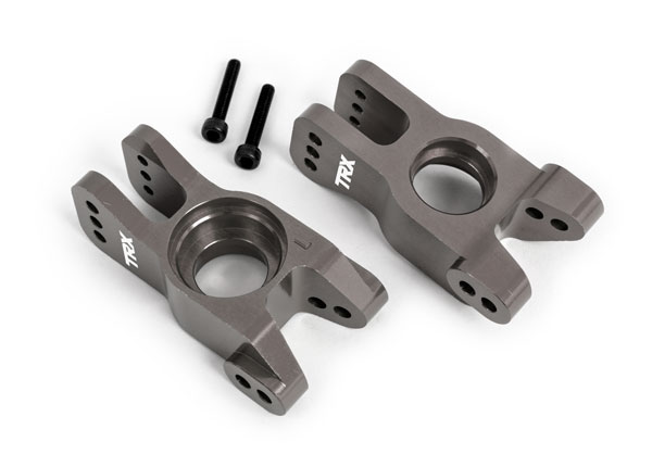 Carriers Stub Axle Alu Grey (Pair) Sledge