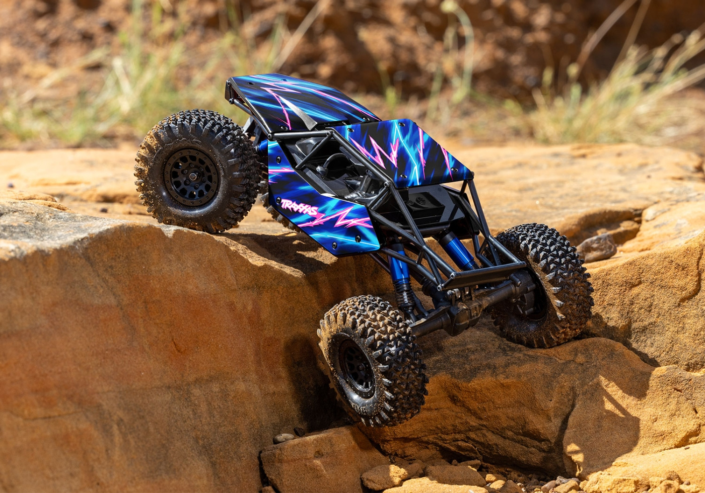 Traxxas TXC-4M 1/18 Extreme Crawler Blue RTR - 3S LiPo/USB Charger - 8