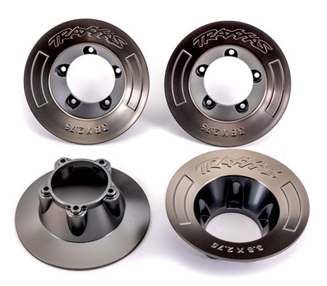 Wheel Covers Satin Black Chrome (for Wheels #9572) (4)