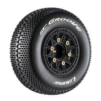 Louise RC World L-T3146SB Tires & Rims SC-GROOVE (Loose Hex, 4 pcs) Soft (2)