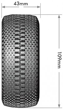 Louise RC World L-T3146SB Tires & Rims SC-GROOVE (Loose Hex, 4 pcs) Soft (2)