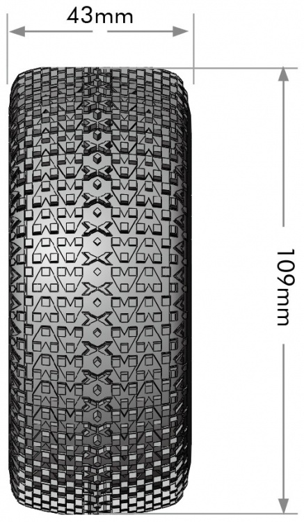 Louise RC World L-T3146SB Tires & Rims SC-GROOVE (4 Loose Hex) Soft (2) - 4