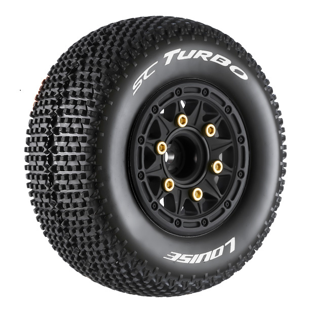 Louise RC World L-T3146SB Tires & Rims SC-GROOVE (4 Loose Hex) Soft (2)