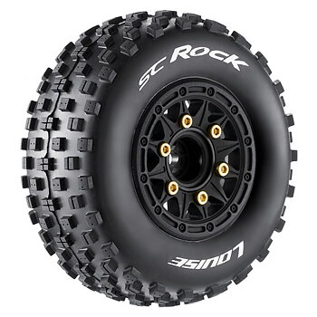 Louise RC World L-T3229SB Tires & Rims SC-ROCK (4 Loose Hexs) Soft (2)