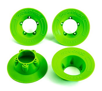 Traxxas 9569G Navkapslar Grön (för Hjul #9572) (4)