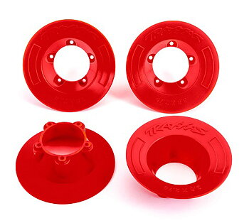 Traxxas 9569R Navkapslar Röd (för Hjul #9572) (4)