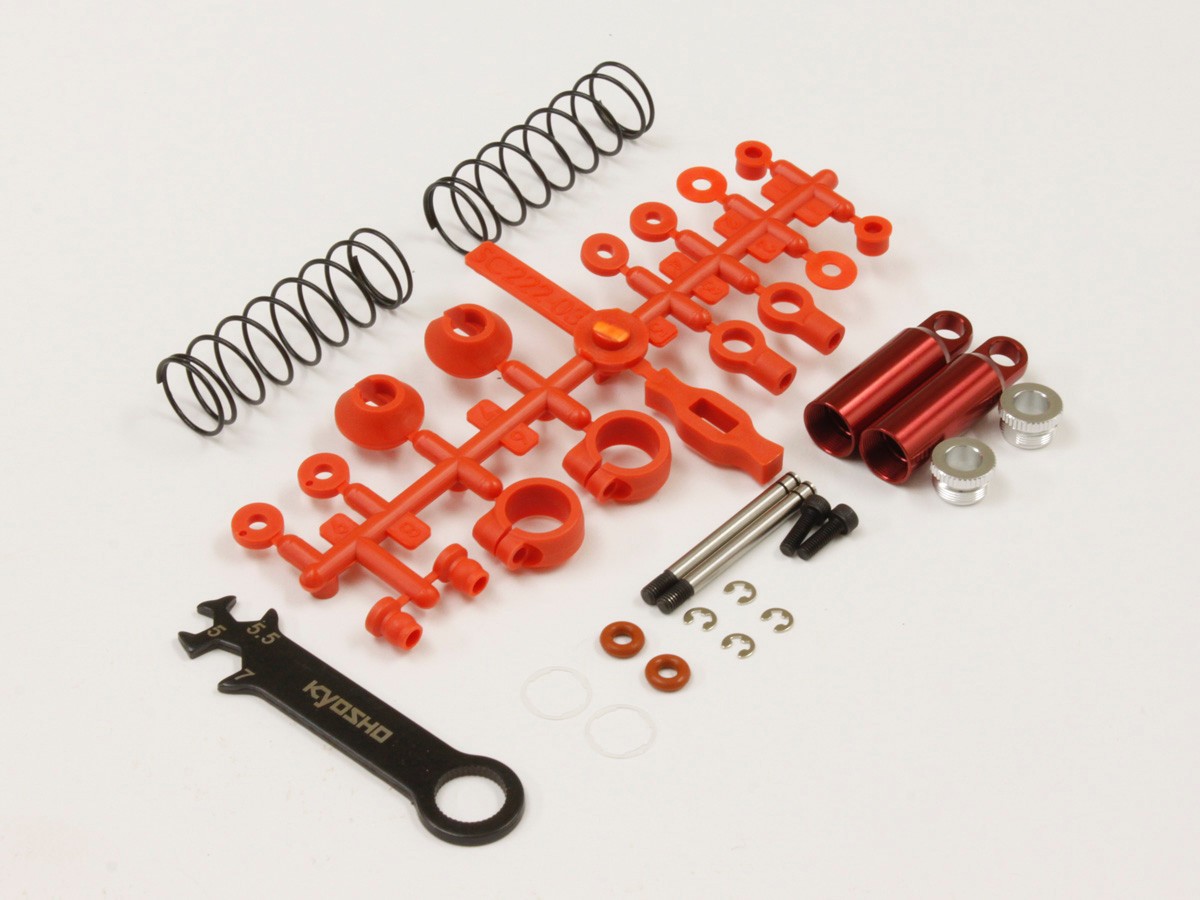 Kyosho SC222R Red Front Shock Set (2) Kyosho Tomahawk