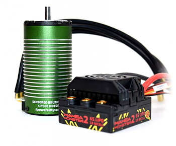 Castle Creations 010-0108-03 MAMBA MONSTER-2 1:8 25V WP ESC & 1515-2200KV Sensor Motor