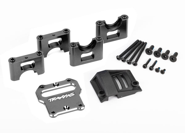 Traxxas 9584A Fäste Alu Grå Mittdiff Sledge
