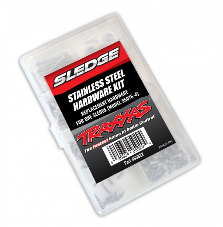 Traxxas 9592X Skruvsats Komplett Rostfritt Sledge