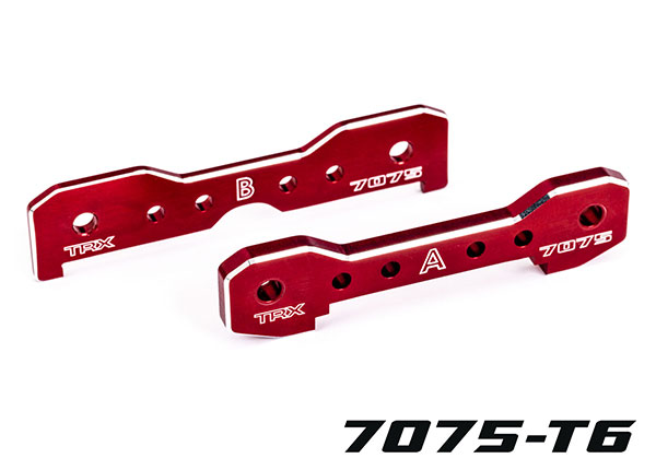 Traxxas 9629R Bärarmshållare Fram Alu HD Röd Sledge